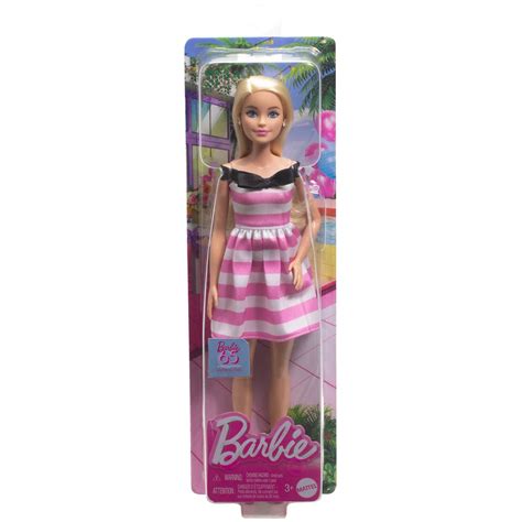 barbie fashionistas 65th anniversary|Barbie 65th Anniversary Doll, Brown Hair & Pink Dress.